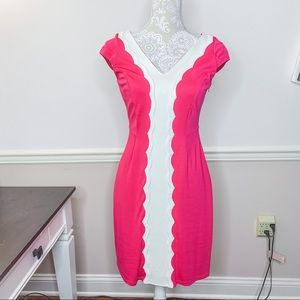 Lilly Pulitzer Pink and White Dress